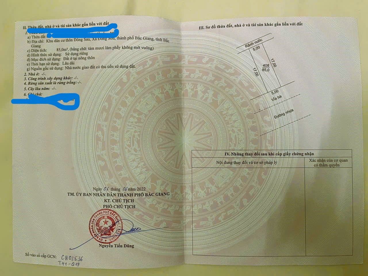 Bán 2 lô đất LKB và LKC tại khu đấu giá Đồng Sau, Đồng Sơn, TP Bắc Giang - Ảnh chính